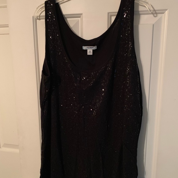 Old Navy Tops - Old Navy sequins tank - black